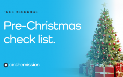 Free Resource: Pre-Christmas Check List!